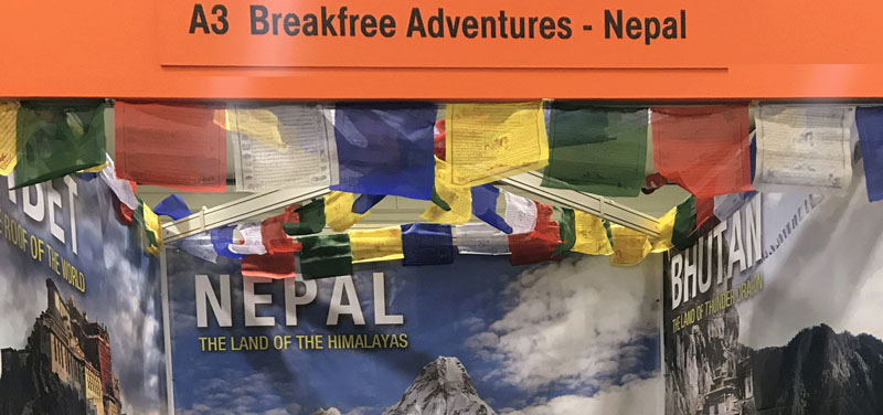 Breakfree-Adventures-participating- in-Adventure -Travel-Show- Olympia- London-in- January-2019